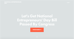 Desktop Screenshot of entrepreneursday.org