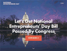 Tablet Screenshot of entrepreneursday.org